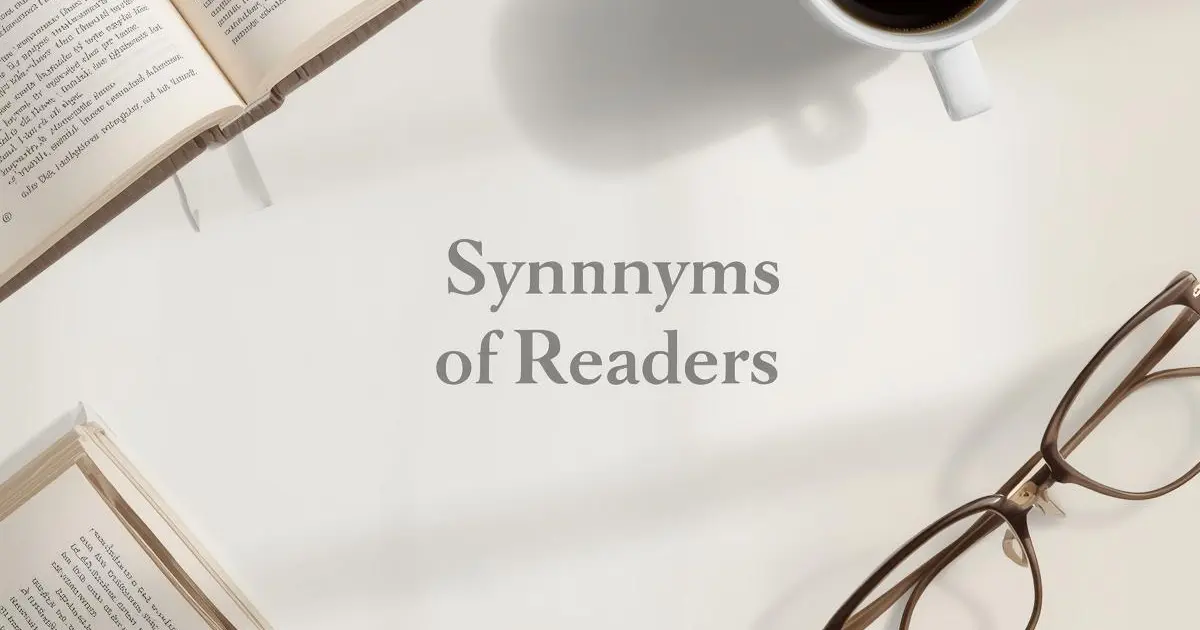 Synonyms of Readers