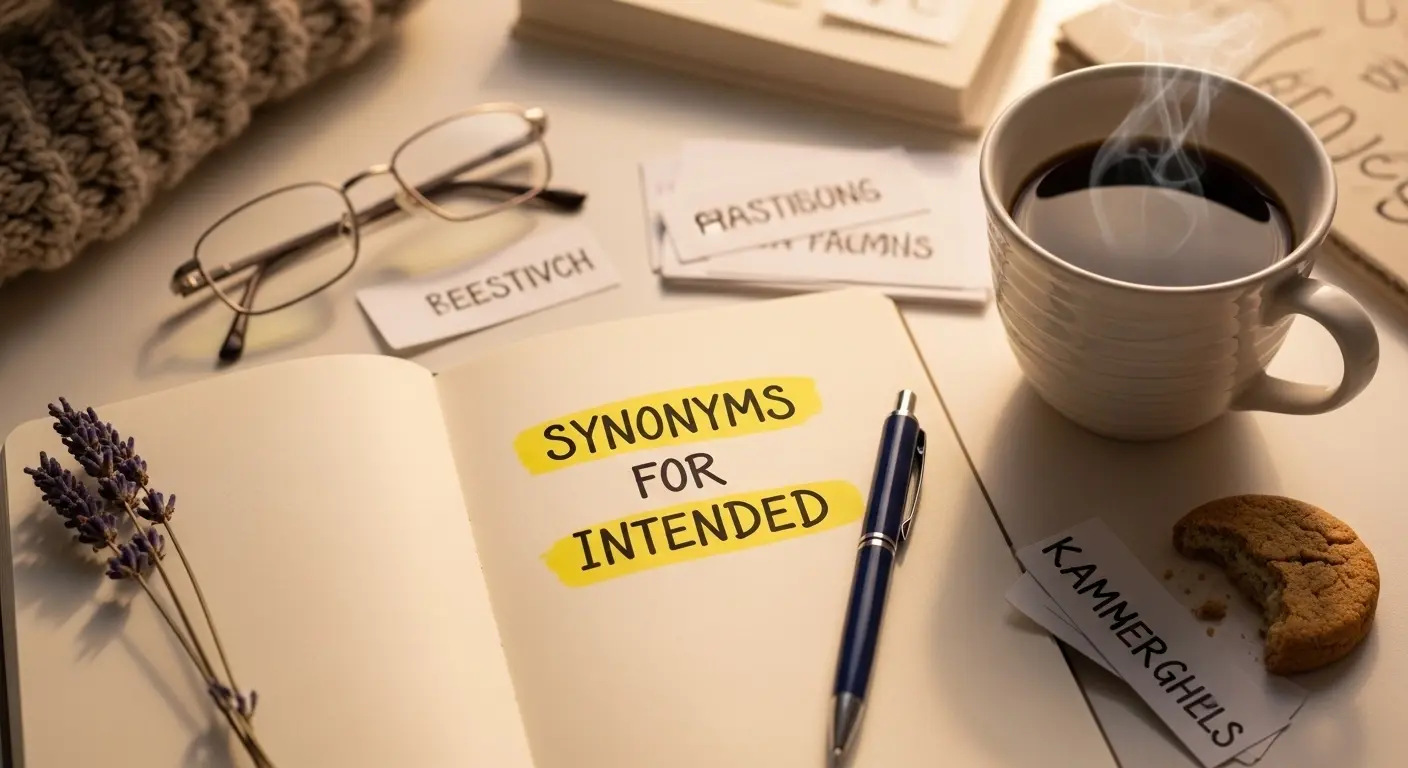 Synonyms for Intended