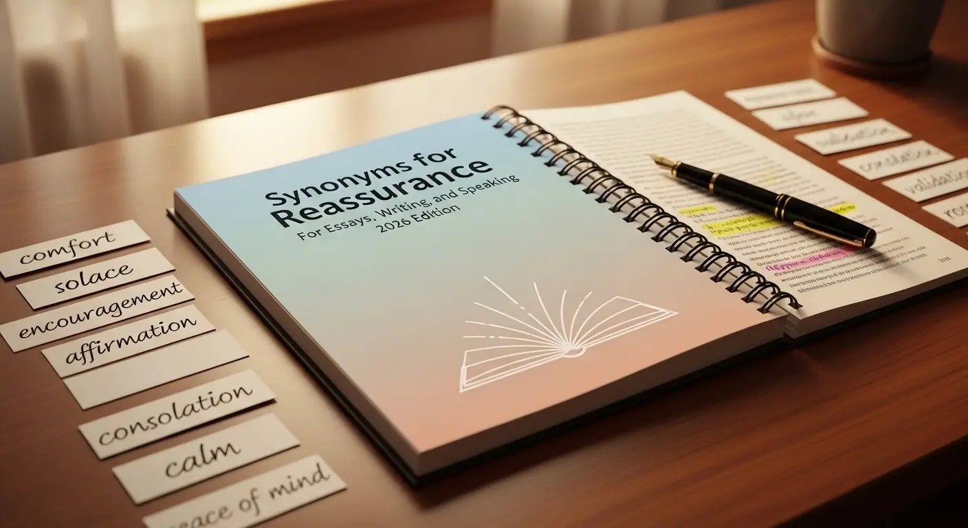 Synonyms for Reassurance