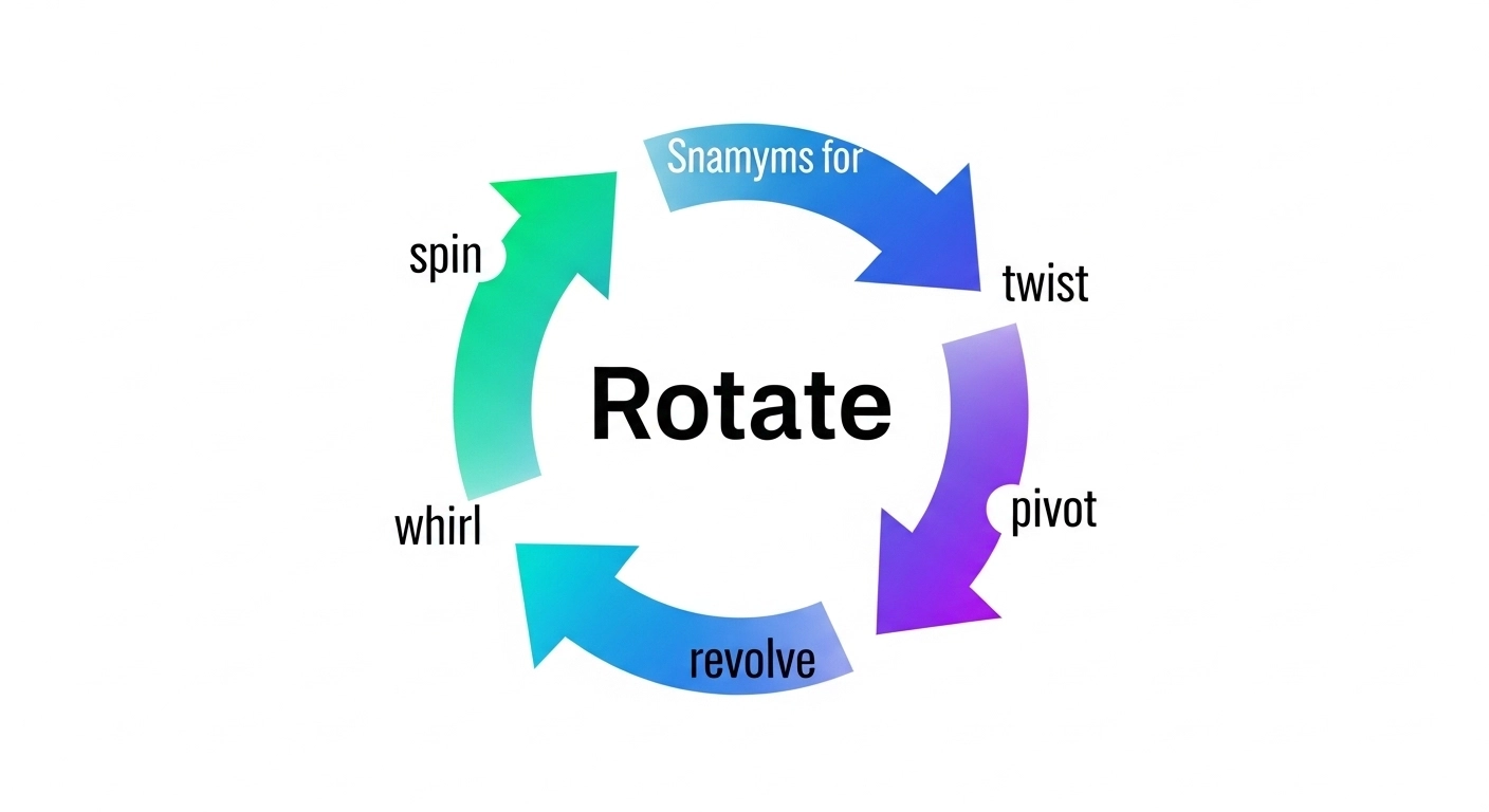 Synonyms for Rotate