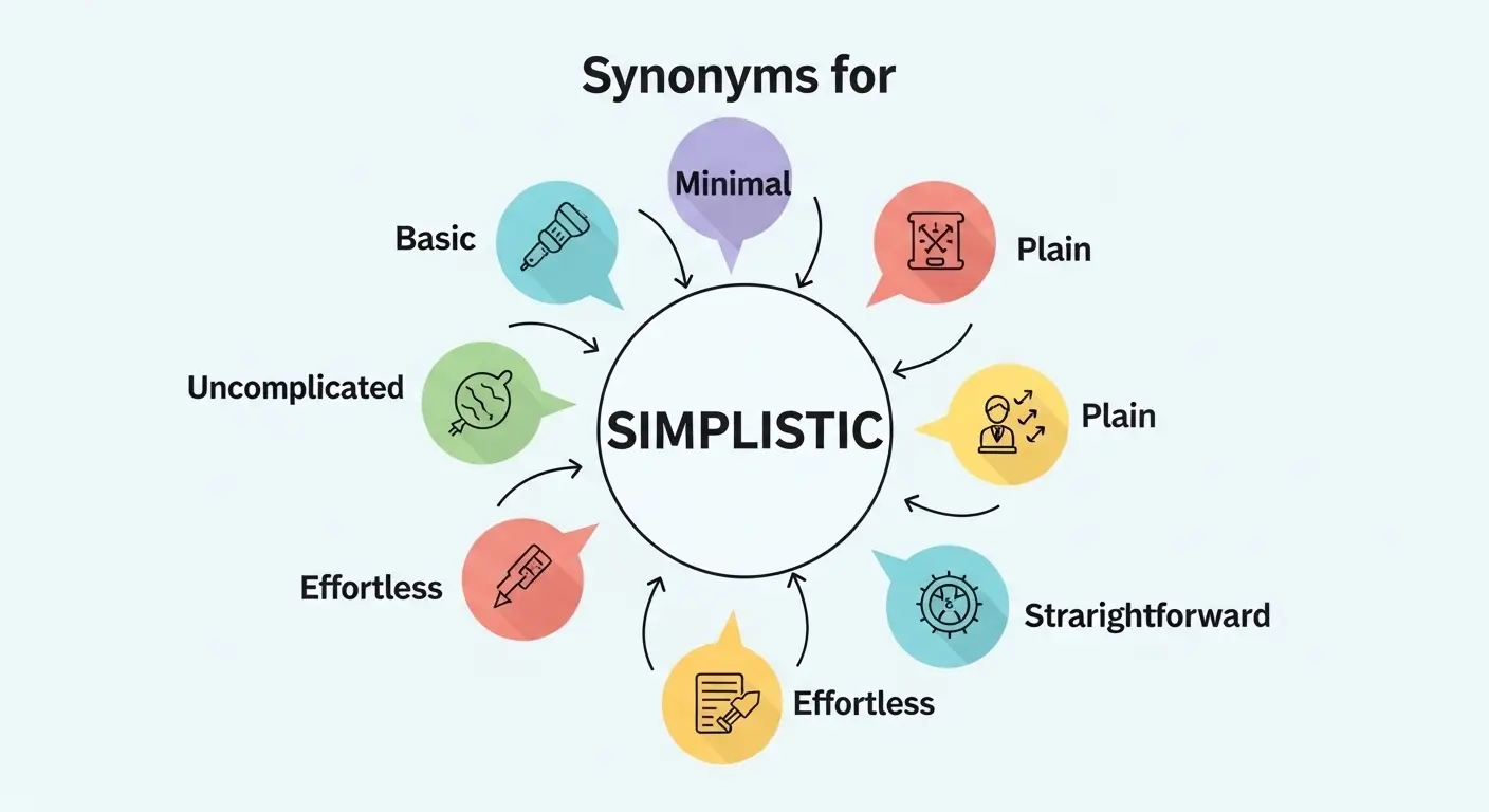 Synonyms for Simplistic
