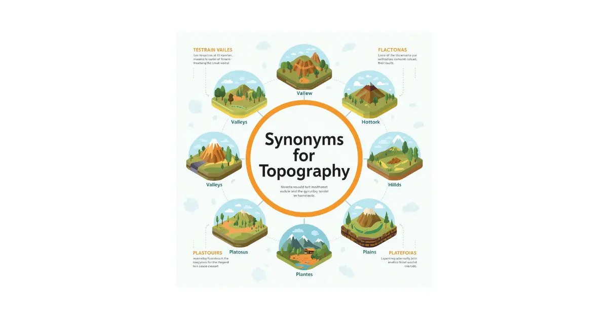 Synonyms for Topography