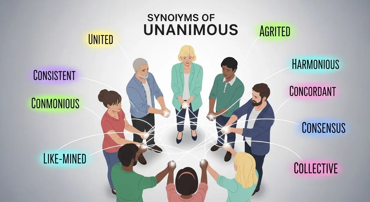 Synonyms of Unanimous