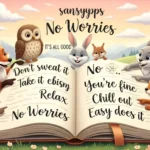 No Worries Synonyms