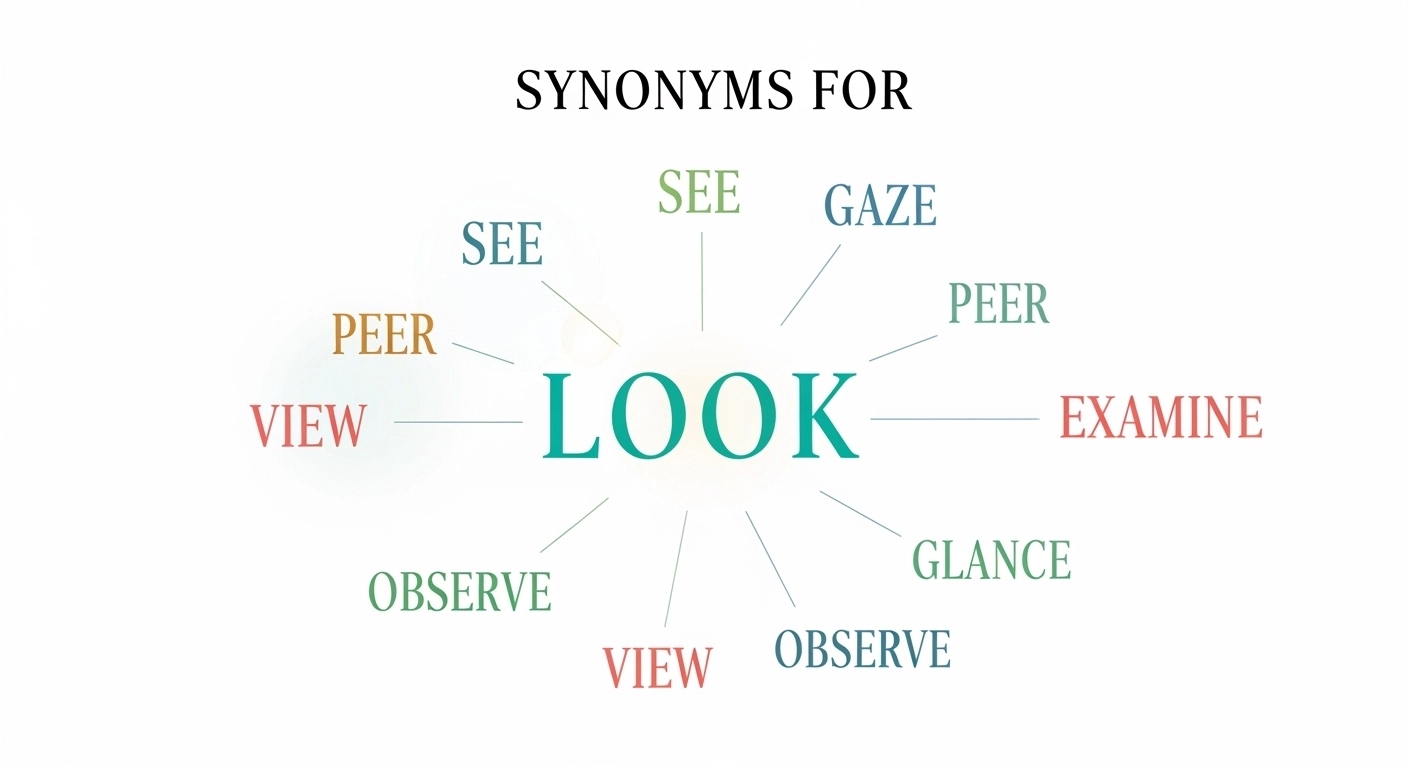 Synonyms for Look