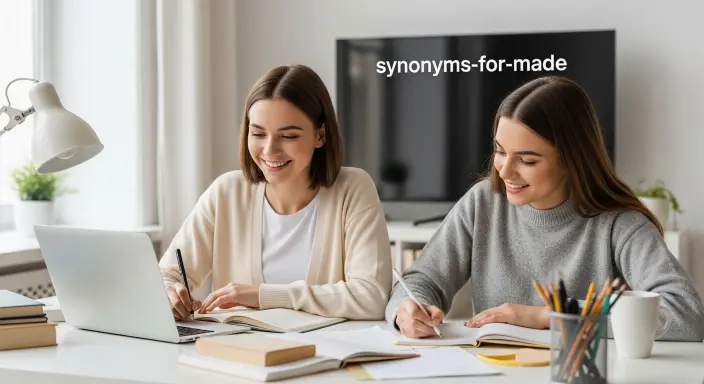 Synonyms for Made