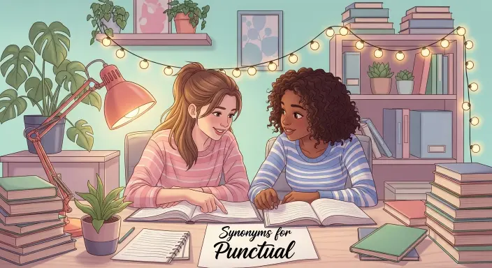 Synonyms for Punctual