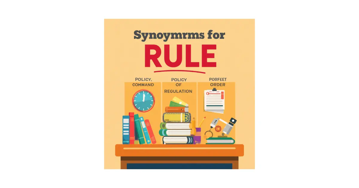Synonyms for Rule