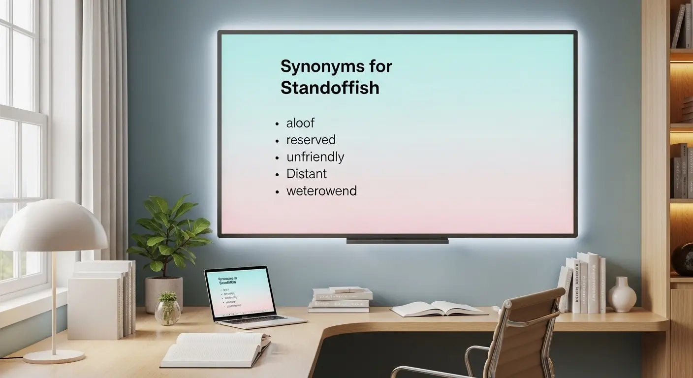 Synonyms for Standoffish