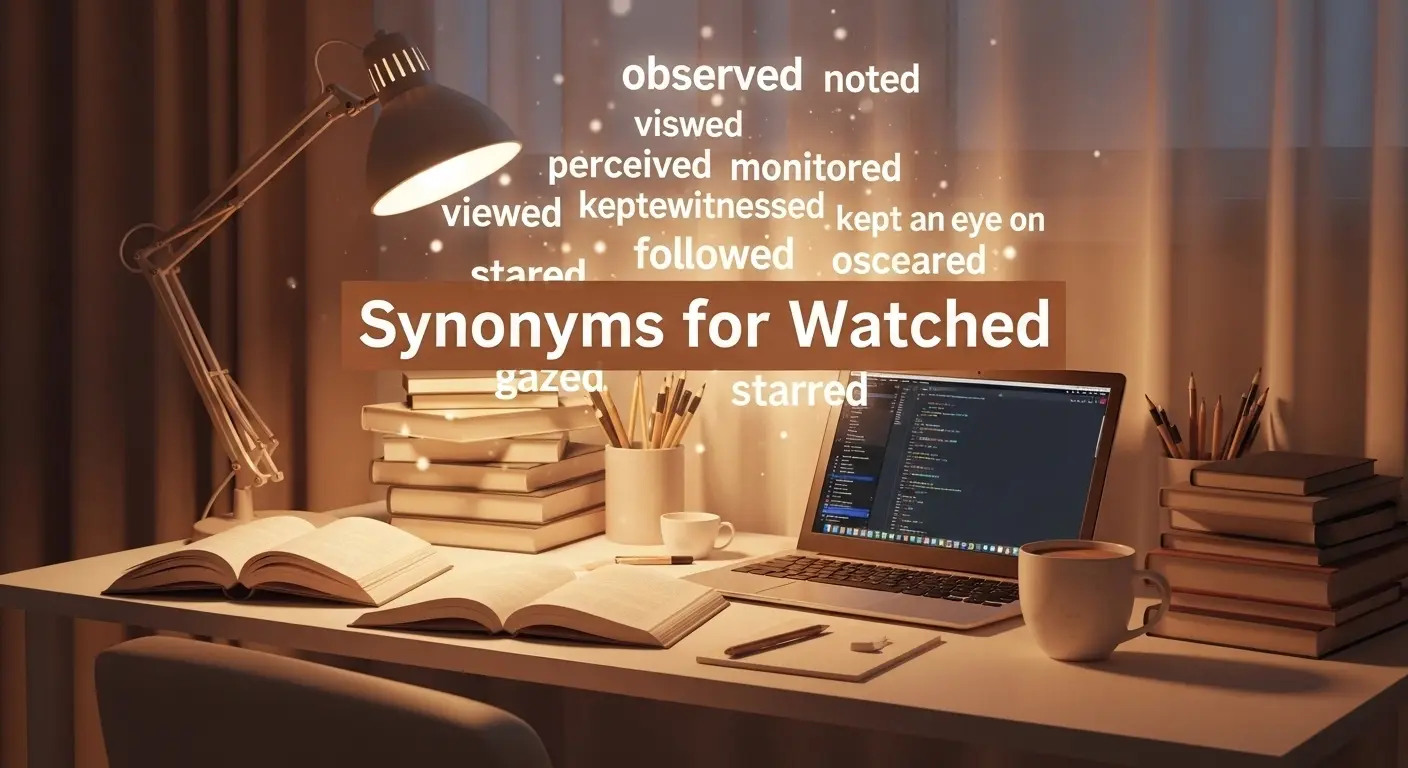 Synonyms for Watched