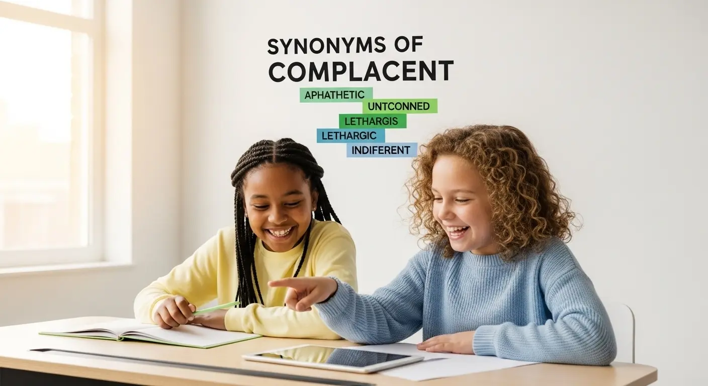 Synonyms of Complacent