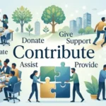 Synonyms for Contribute