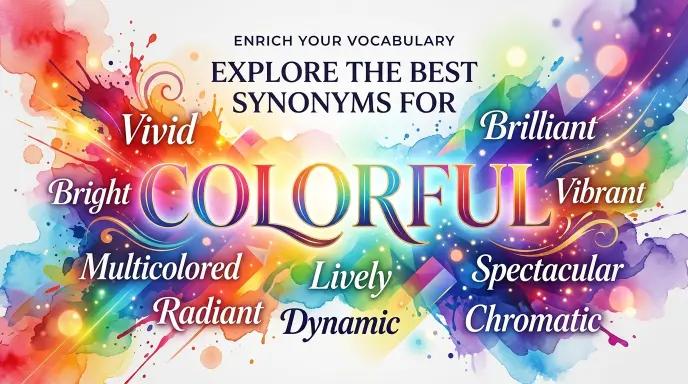 Synonyms for Colorful