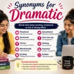 Synonyms for Dramatic