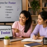 synonyms for foster