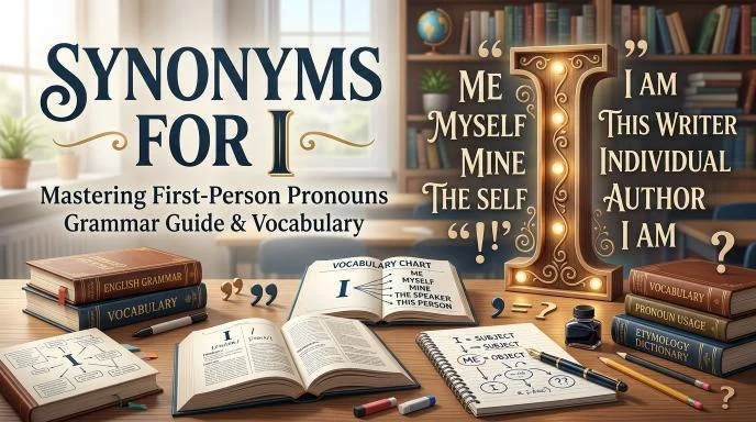 Synonyms for I
