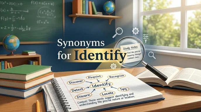 Synonyms for Identify