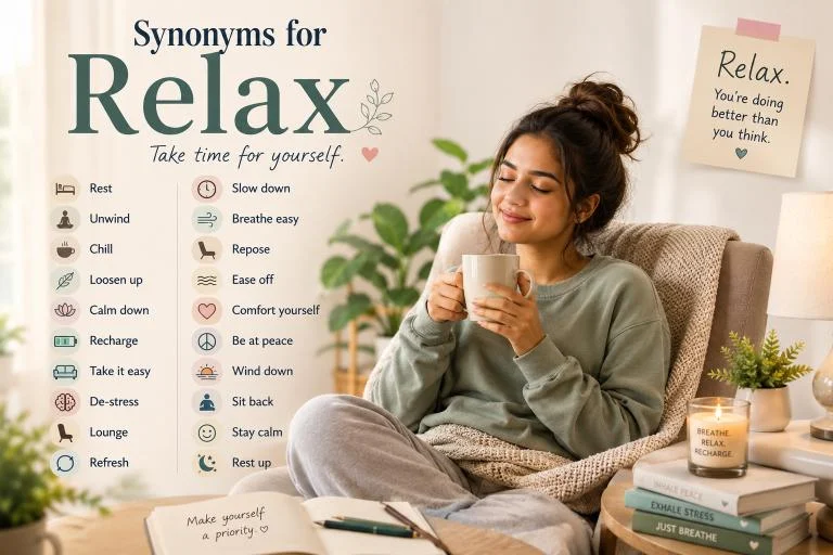 synonyms for relax