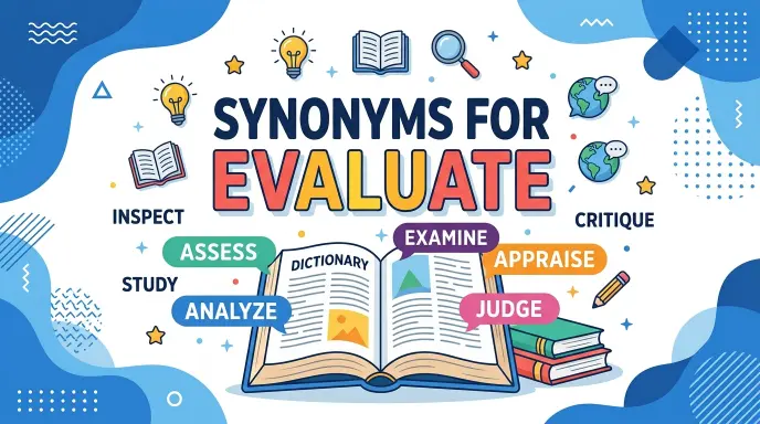 Synonyms for Evaluate