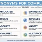 what is a synonym for complex