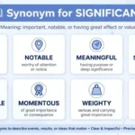 what is a synonym for significant