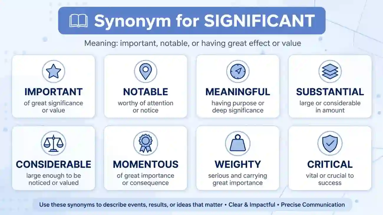 what is a synonym for significant
